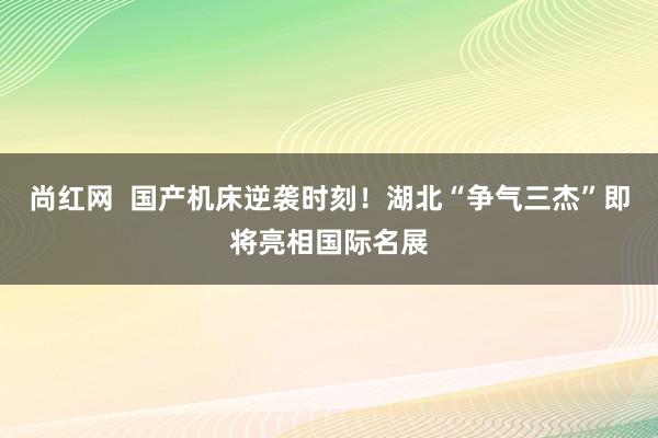 尚红网  国产机床逆袭时刻！湖北“争气三杰”即将亮相国际名展